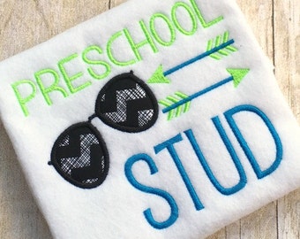 Back to School Embroidery Design - Back to School Applique - School Embroidery Design - Preschool Embroidery Design - Embroidery Saying