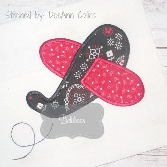 Embroidery machine applique airplane instant sold sewchacha