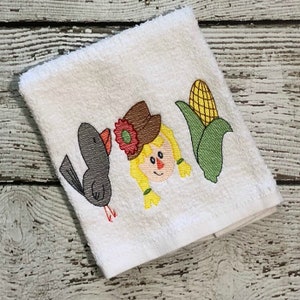 Scarecrow Embroidery Design - Farm Embroidery Design - Sketch Embroidery