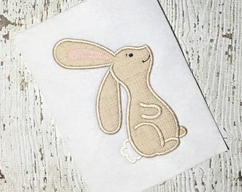 Rabbit Applique Design - Bunny Applique Design - Easter Applique Design