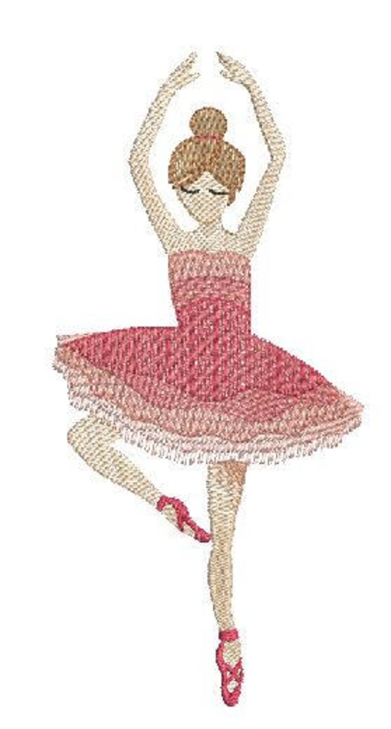 Ballerina embroidery design dance embroidery design  etsy Ballerina embroidery design dance embroidery design  etsy