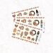 Fashion Girl Stickers - Fall Planner Stickers - Autumn Planner Stickers - Decorative Planner Stickers - Deco Sheet - Pumpkins