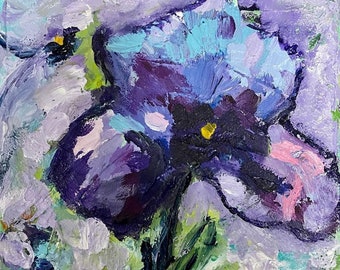 Iris & A bee
