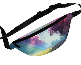 JujuVibe Rainbow Field Fanny Pack