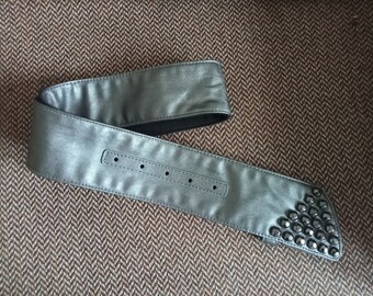 Betsey Johnson Belt, Betsey Johnson, Studded Belt, Grey Belt (unused)