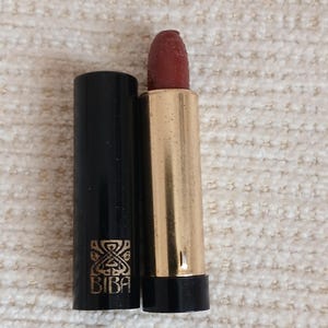 Lápiz labial Biba original de los años 70 color óxido, cosmético de Barbara Hulanicki, Biba London