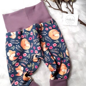 Baby Pumphose Fuchs Waldtiere Mädchen Babyhose Mitwachshose, Baby Geschenk Geburt, Pumphose Baby Mädchen, Pumphose Baby Junge, Geschenk Baby
