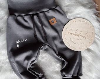 Baby Bloomers Growing Pants Baby Pants Rib Jersey, Bloomers Girls Bloomers Boys, Gift Baby Birth Newborn, Hipster Baby Bloomers Children