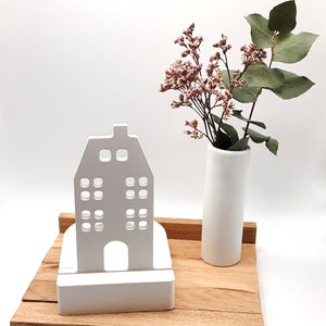 Lichthuisjes, theelichtjeshuisjes, insteekbare lichtjeshuisjes, decoratieve theelichtjeshuisjes van Raysin Keraflott, Scandinavisch design, Hygge decoratief huisje, cadeau, souvenir