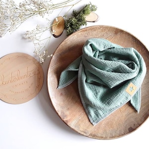 Baby muslin cloth hipster cloth baby children, baby children's scarf drool cloth shawl triangular scarf muslin, baby scarf personalized
