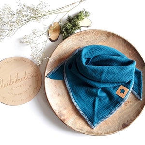 Baby muslin cloth hipster cloth baby children, baby children's scarf drool cloth shawl triangular scarf muslin, baby scarf personalized