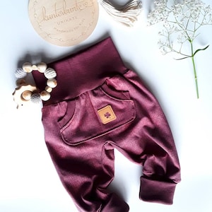 Baby bloomers, grow-along pants, baby pants, baby jeans pants, bloomers boy, bloomers girl, baby jeans, 6 different colors, gift baby birth
