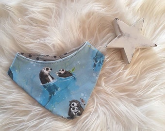 Baby scarf otter triangular scarf hipster scarf bib children, gift baby birth newborn, scarf girl scarf boy baby children