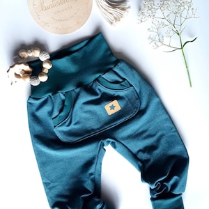 Baby bloomers, grow-with-me pants, baby pants, jeans pants, jersey pants jeans, baby pants jeans, bloomers boy, bloomers girl, bloomers jeans