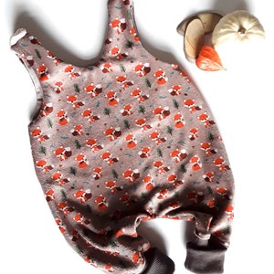 Barboteuse bébé renard animaux de la forêt barboteuse une pièce cadeau bébé naissance barboteuse fille garçon bébé nouveau-né ensemble bébé douche bébé