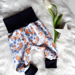 Baby children&#39;s bloomers fox flowers growing pants baby pants romping pants bloomers girl bloomers boy gift baby birth newborn new born