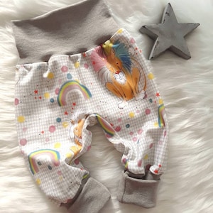 Baby bloomers lion rainbow zoo baby set baby grow-along pants bloomers girl bloomers boy gift birth gift baby bloomers