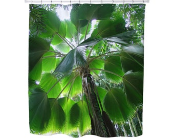 PALM CANOPY, Shower Curtain