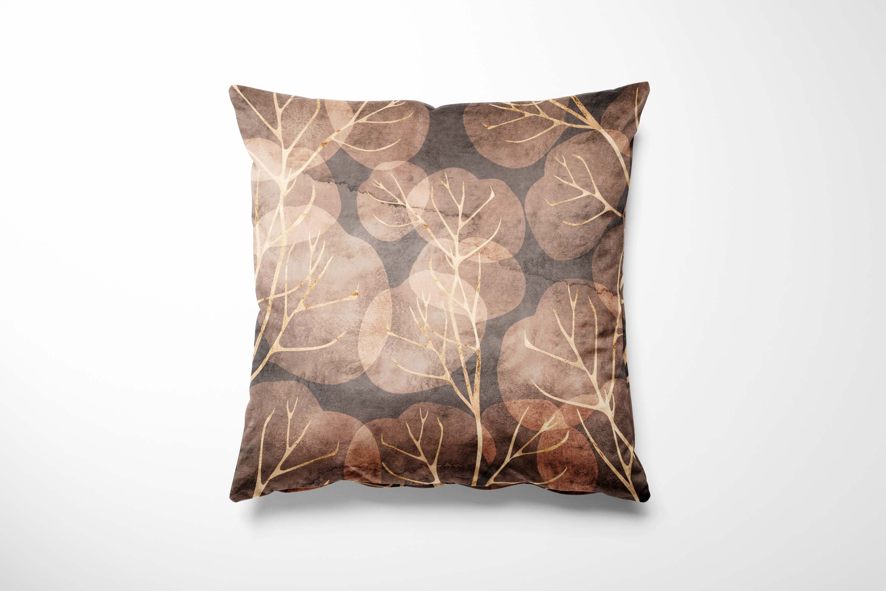 Marble Abstract Throw Pillow Covers Pack of 2 18x18 Inch (Earth