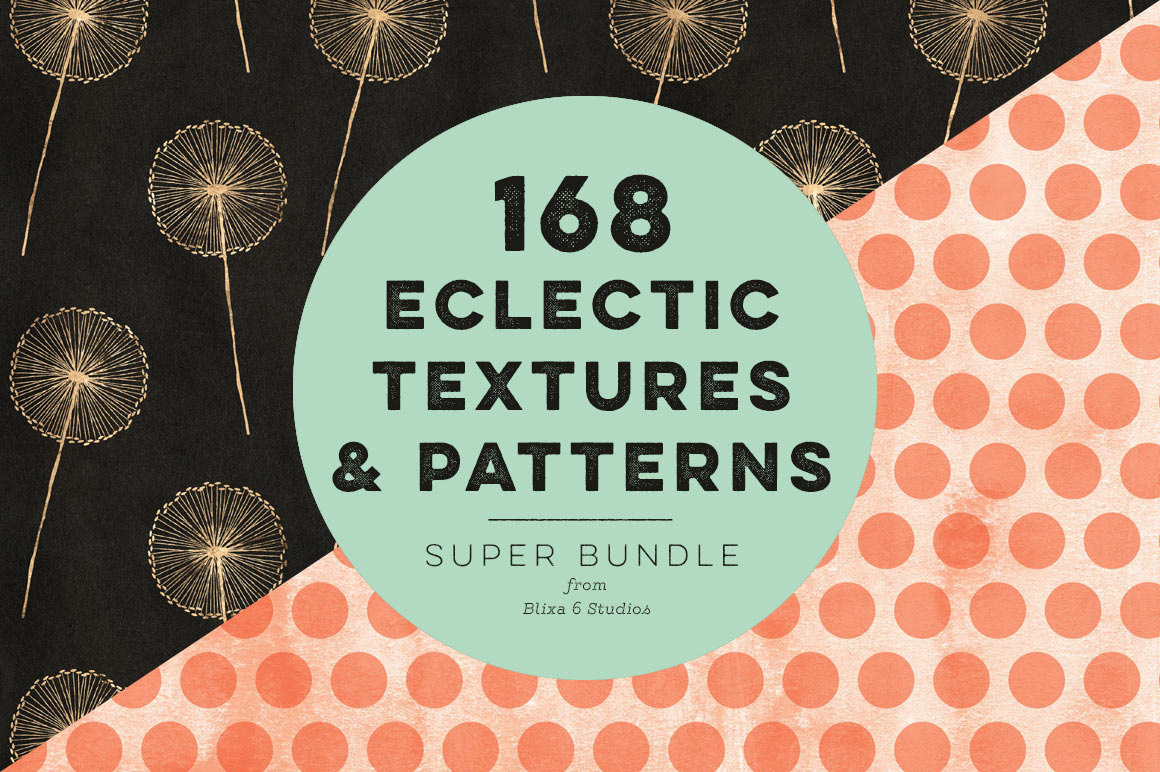 168 Eclectic Textures & Patterns in Watercolor, Rose Gold, Aged Wood ...