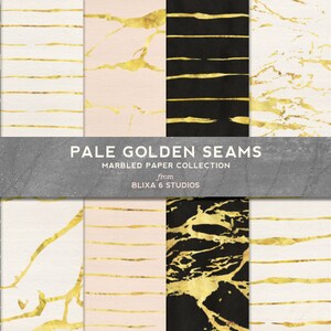 36 Golden Marble Foil & Paper Textured Digital Backgrounds - Etsy