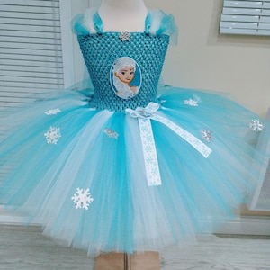 Elsa frozen short tutu dress