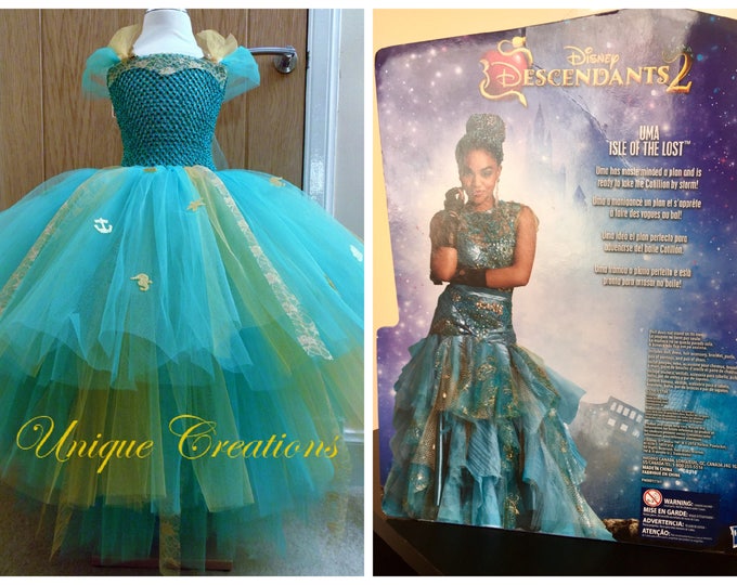 Uma Descendants 2 long tutu dress