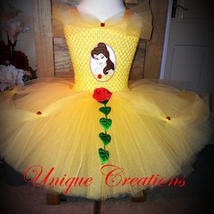 Belle inspired tutu dress