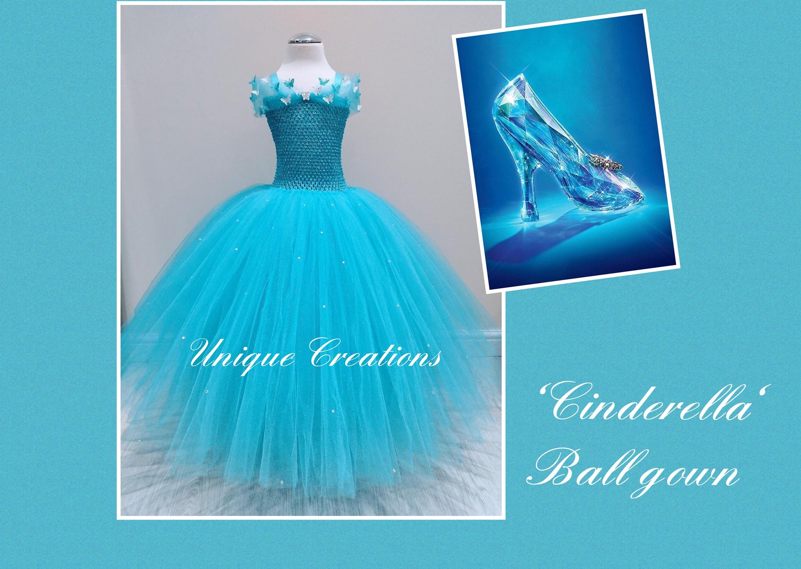 Cinderella Day Dress with Scarf