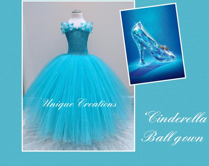 New Cinderella 2015 dress with butterflies and crystals