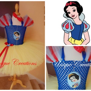 Schneewittchen inspiriert Tutu Kleid Alter 0,1,2,3,4,5,6,7,8,9,10