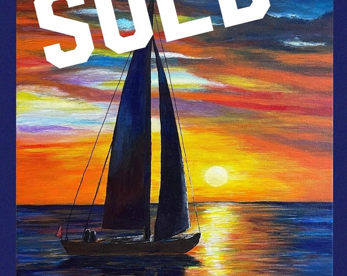 A3 Acrylic Painting called "Tranquility"