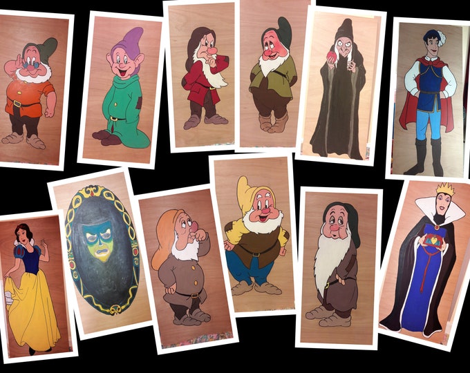 Hire Snow white & The 7 dwarves for your party theme/ gala day decorations