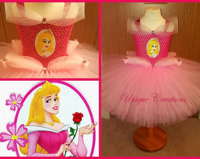 Aurora/Sleeping Beauty inspired tutu dress