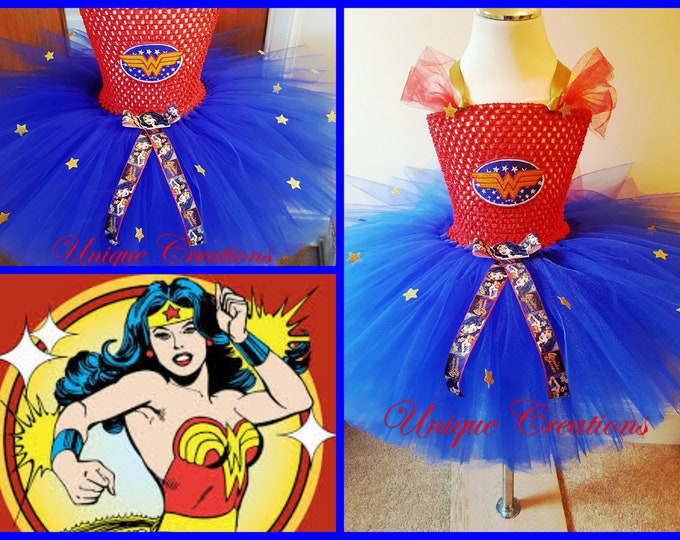 Wonder Woman tutu dress