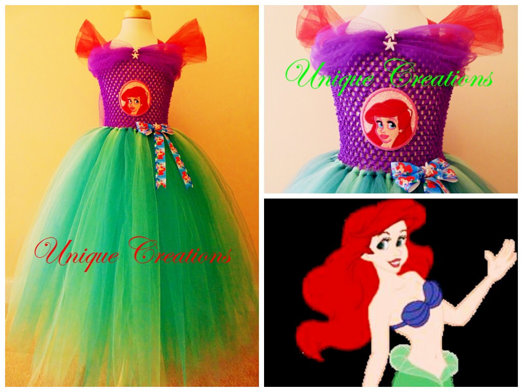 Little mermaid cheap tutu dress