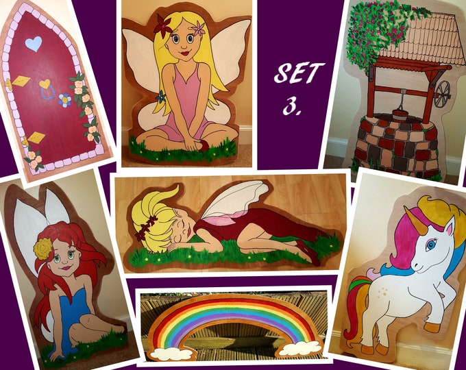 Hire Fairy & Unicorn set 3 for your theme party/ gala day decorations