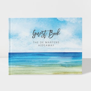 Beach House Guest Book, Visitors Book, New Homeowner Gift, Vacation Home Guest Book, New Home Gift