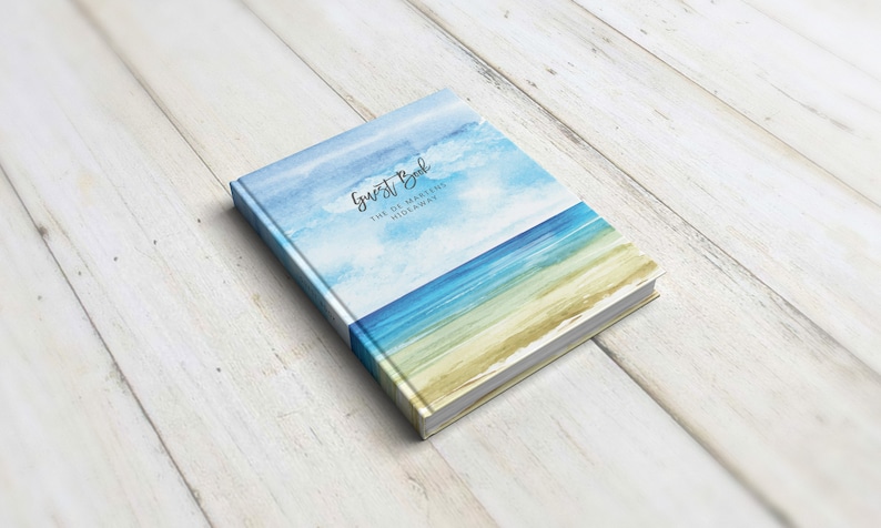 Vacation Home Guest Book Visitors Book New Home Gift Beach House Guest Book New Homeowner Gift