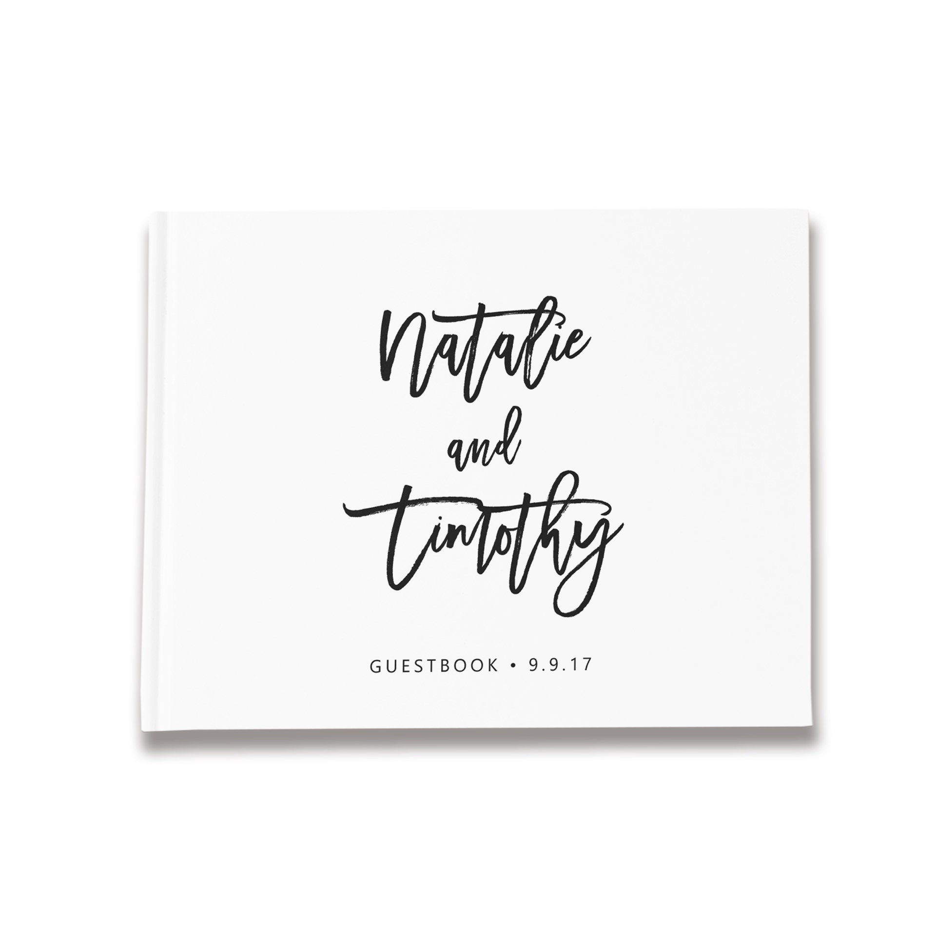 Modern Guest Book Modern Wedding Guest Book Calligraphy Etsy