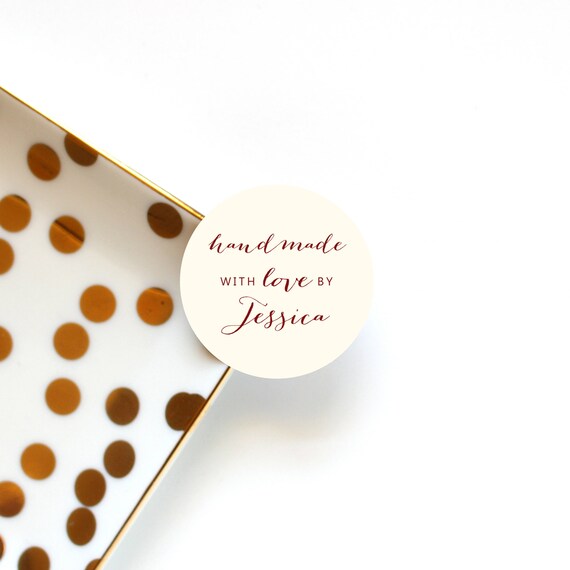 handmade with love stickers handmade stickers custom