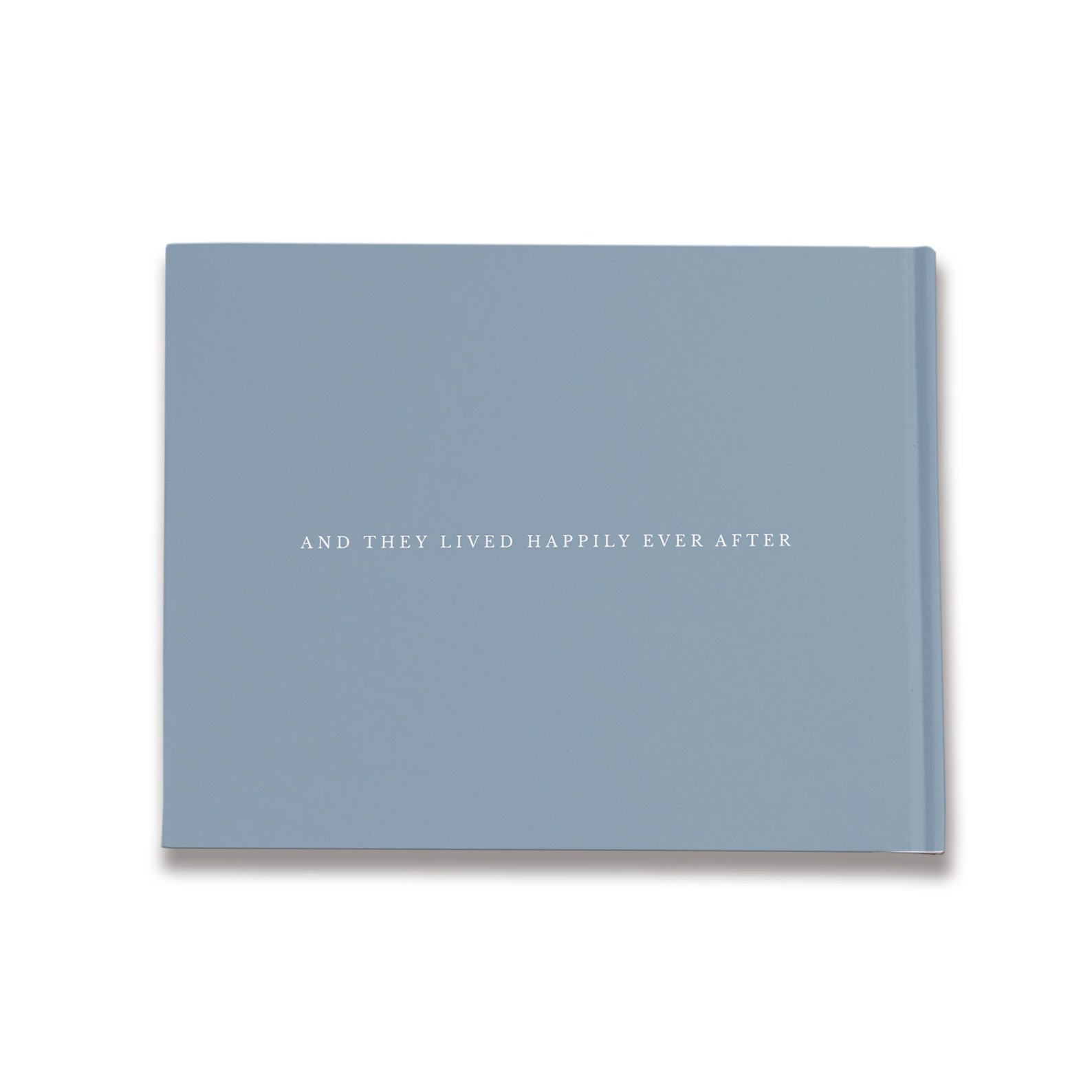 Wedding Guest Book Dusty Blue and White 50 Sheets of Paper Etsy