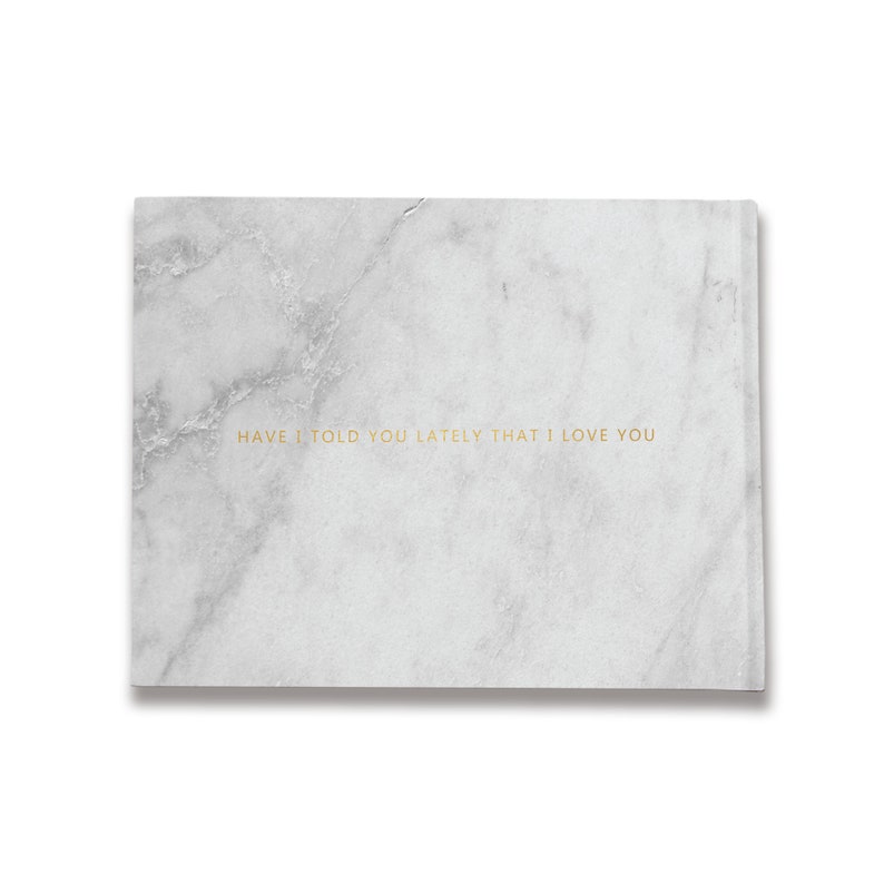 Marble Wedding Guest Book, Marble Guest Book, Marble Guestbook, Marble and Gold Wedding Guest Book, Color Choices Available, GB 156 image 4