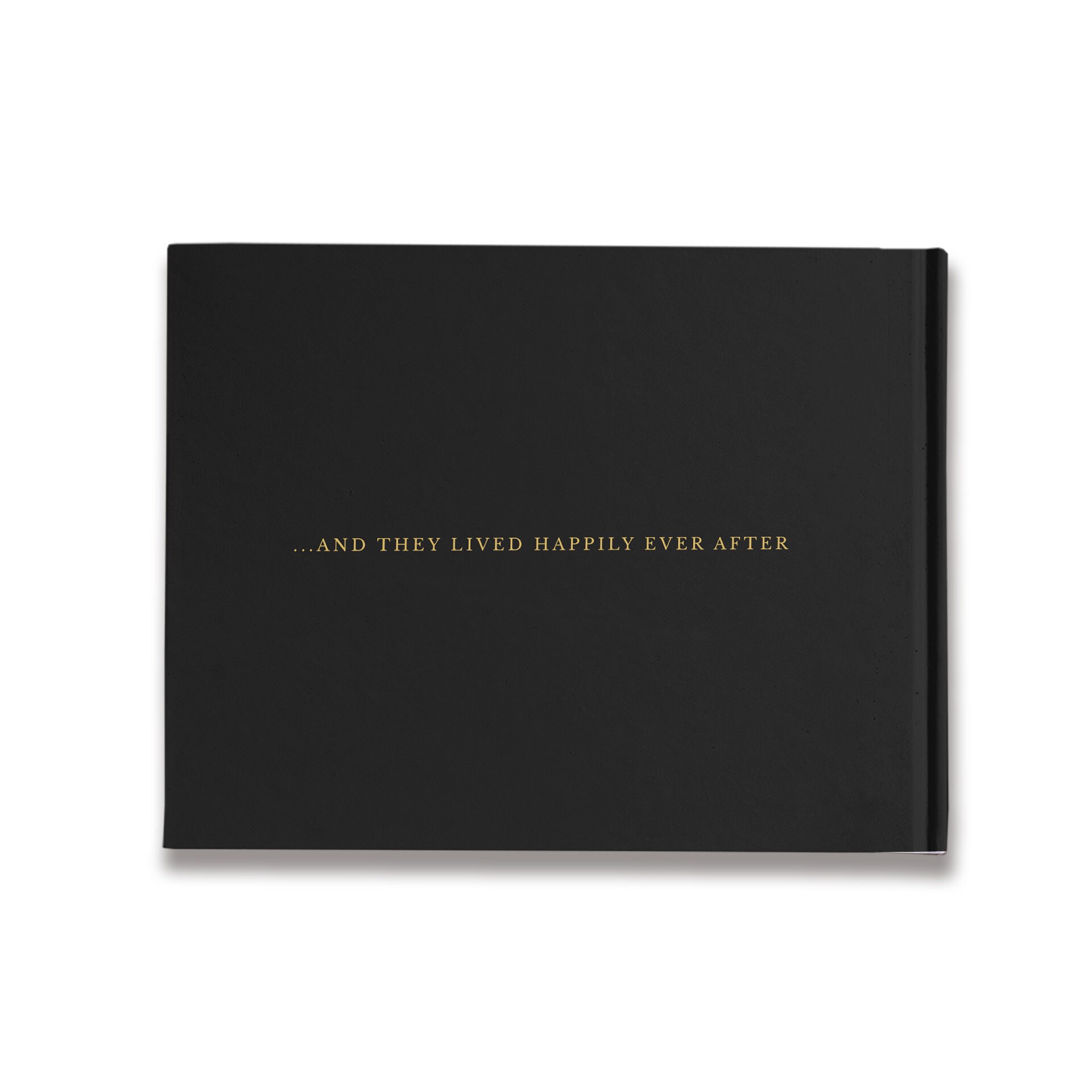 Black Wedding Guest Book Black and Gold 100 Pages Color Etsy