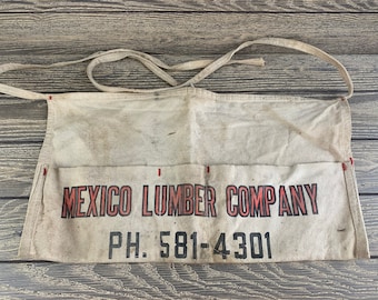 84 LUMBER NAIL POUCH APRON Tools New Old Stock 50th Years