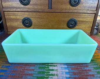 Plato rectangular para refrigerador de vidrio jadeíta McKee - BRILLA EN LA PANTALLA
