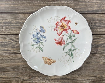 Fritillary de plato llano Lenox Butterfly Meadow de 11"