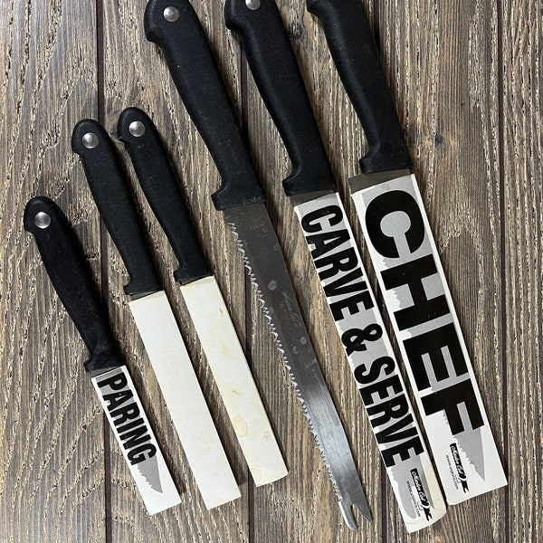Master Cut 2 Knives Jesco Chef Carve & Serve Paring Steak 6 Pc Set