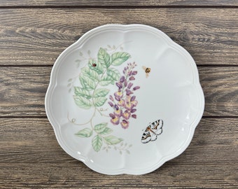 Lenox Butterfly Meadow - Plato para ensalada y almuerzo (9.0 in), color azul