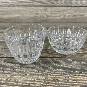 24% Lead Kristal Czech Crystal Sugar & Creamer Set